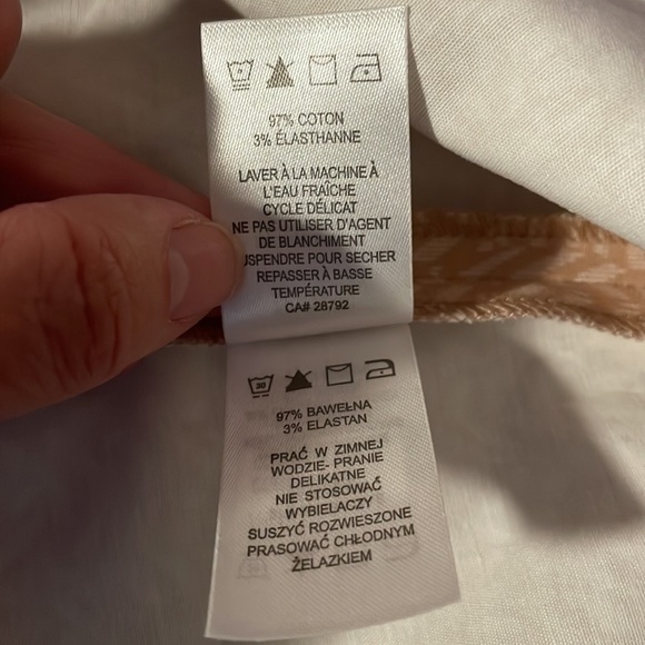 Kenar blush color leaf print woman’s shorts size 8 - Picture 6 of 6